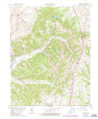 Download a high-resolution, GPS-compatible USGS topo map for Halls Gap, KY (1987 edition)