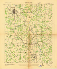 1936 Map of Hardin, KY