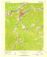 Download a high-resolution, GPS-compatible USGS topo map for Harlan, KY (1956 edition)