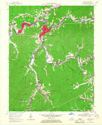 Download a high-resolution, GPS-compatible USGS topo map for Harlan, KY (1967 edition)