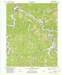 preview thumbnail of historical topo map of Floyd County, KY in 1979