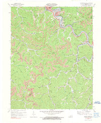 Download a high-resolution, GPS-compatible USGS topo map for Hazard South, KY (1976 edition)