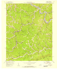 Download a high-resolution, GPS-compatible USGS topo map for Hellier, KY (1956 edition)