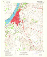 Download a high-resolution, GPS-compatible USGS topo map for Henderson, KY (1973 edition)