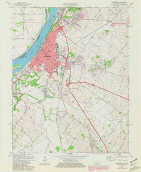 Download a high-resolution, GPS-compatible USGS topo map for Henderson, KY (1981 edition)