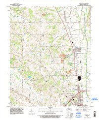Download a high-resolution, GPS-compatible USGS topo map for Hickory, KY (1996 edition)