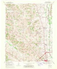 Download a high-resolution, GPS-compatible USGS topo map for Hickory, KY (1971 edition)