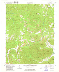 preview thumbnail of historical topo map of McCreary County, KY in 1979