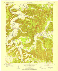 Download a high-resolution, GPS-compatible USGS topo map for Howardstown, KY (1954 edition)