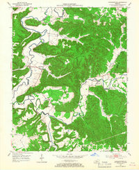 Download a high-resolution, GPS-compatible USGS topo map for Howardstown, KY (1968 edition)