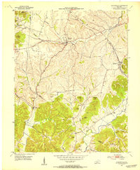 Download a high-resolution, GPS-compatible USGS topo map for Hustonville, KY (1953 edition)