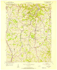 preview thumbnail of historical topo map of Independence, KY in 1955