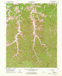 Download a high-resolution, GPS-compatible USGS topo map for Isonville, KY (1976 edition)