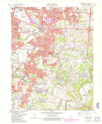 Download a high-resolution, GPS-compatible USGS topo map for Jeffersontown, KY (1987 edition)