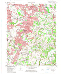 Download a high-resolution, GPS-compatible USGS topo map for Jeffersontown, KY (1983 edition)