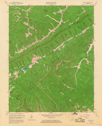 Download a high-resolution, GPS-compatible USGS topo map for Kayjay, KY (1968 edition)
