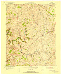 Download a high-resolution, GPS-compatible USGS topo map for Keene, KY (1953 edition)