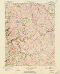 Download a high-resolution, GPS-compatible USGS topo map for Keene, KY (1972 edition)
