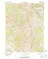 Download a high-resolution, GPS-compatible USGS topo map for Kelat, KY (1990 edition)