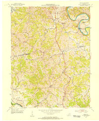 Download a high-resolution, GPS-compatible USGS topo map for Kelat, KY (1955 edition)