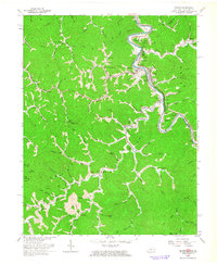 Download a high-resolution, GPS-compatible USGS topo map for Kermit, KY (1964 edition)