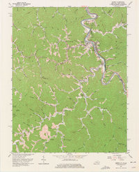 Download a high-resolution, GPS-compatible USGS topo map for Kermit, KY (1975 edition)