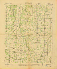 1936 Map of Kirksey