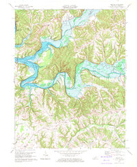 Download a high-resolution, GPS-compatible USGS topo map for Knifley, KY (1972 edition)