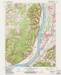 Download a high-resolution, GPS-compatible USGS topo map for Kosmosdale, KY (1988 edition)