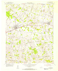 preview thumbnail of historical topo map of La Center, KY in 1954