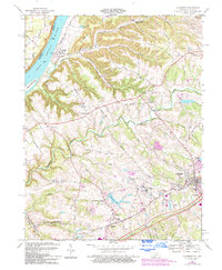 1969 Map of La Grange, 1994 Print