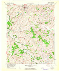 Download a high-resolution, GPS-compatible USGS topo map for Lancaster, KY (1962 edition)