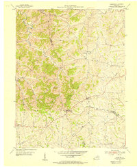 Download a high-resolution, GPS-compatible USGS topo map for Leesburg, KY (1955 edition)