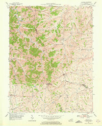 Download a high-resolution, GPS-compatible USGS topo map for Leesburg, KY (1973 edition)