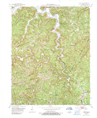 Download a high-resolution, GPS-compatible USGS topo map for Leighton, KY (1989 edition)