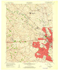 Download a high-resolution, GPS-compatible USGS topo map for Lexington West, KY (1961 edition)