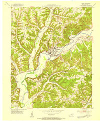 Download a high-resolution, GPS-compatible USGS topo map for Liberty, KY (1953 edition)