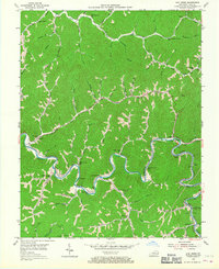 Download a high-resolution, GPS-compatible USGS topo map for Lick Creek, KY (1967 edition)