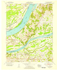 Download a high-resolution, GPS-compatible USGS topo map for Little Cypress, KY (1956 edition)