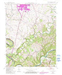 Download a high-resolution, GPS-compatible USGS topo map for Little Hickman, KY (1993 edition)
