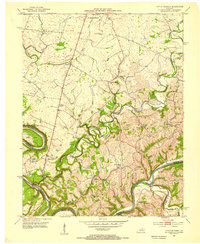 Download a high-resolution, GPS-compatible USGS topo map for Little Hickman, KY (1953 edition)