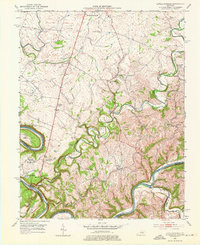 Download a high-resolution, GPS-compatible USGS topo map for Little Hickman, KY (1976 edition)