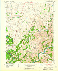 Download a high-resolution, GPS-compatible USGS topo map for Little Hickman, KY (1966 edition)