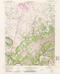 Download a high-resolution, GPS-compatible USGS topo map for Little Hickman, KY (1988 edition)