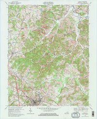 preview thumbnail of historical topo map of London, KY in 1969
