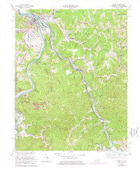 Download a high-resolution, GPS-compatible USGS topo map for Louisa, KY (1977 edition)
