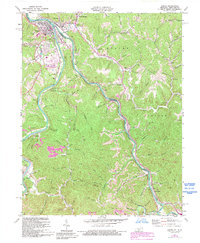 Download a high-resolution, GPS-compatible USGS topo map for Louisa, KY (1993 edition)