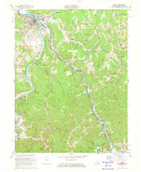 Download a high-resolution, GPS-compatible USGS topo map for Louisa, KY (1973 edition)