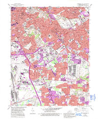 Download a high-resolution, GPS-compatible USGS topo map for Louisville East, KY (1995 edition)