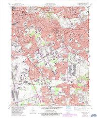 Download a high-resolution, GPS-compatible USGS topo map for Louisville East, KY (1987 edition)